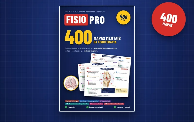FISIO PRO: 400 mapas mentais da fisioterapia